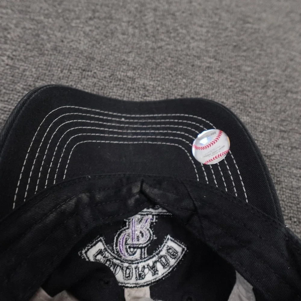Colorado Rockies Hat Cap Strap Back Youth Black MLB Baseball Fan Favorite